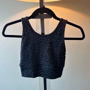 Strut this Leopard sports bra size small